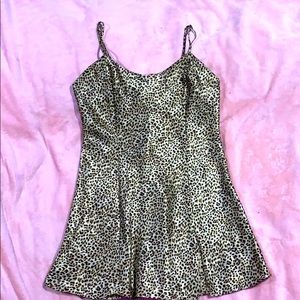victoria's secret silk leopard cami
